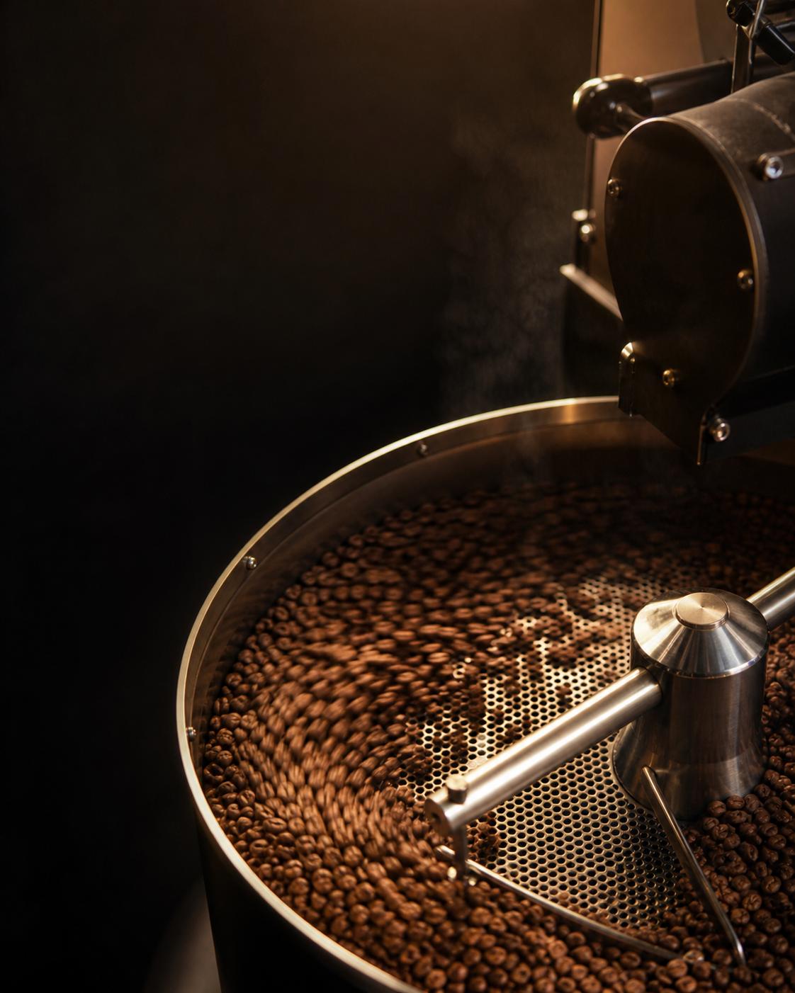Meleno roasting profile and brewed coffee
